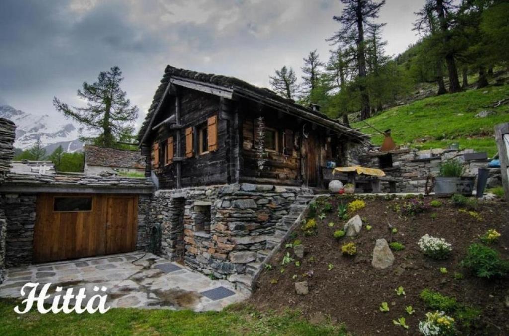 Alphütte "Hittä" in Simplon-Dorf im sonnigen Wallis