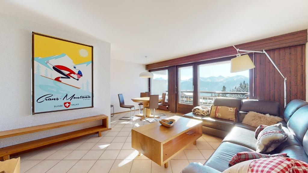 Lovely apartment with a view - accessible by skis